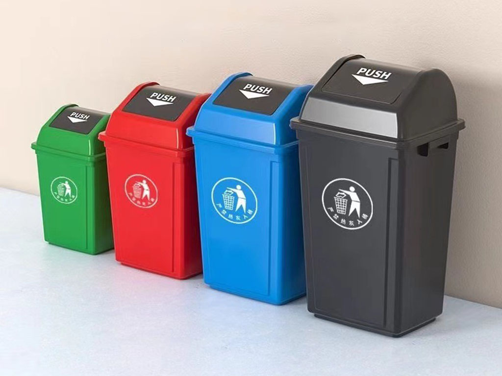 Swing-Lid Waste Bins